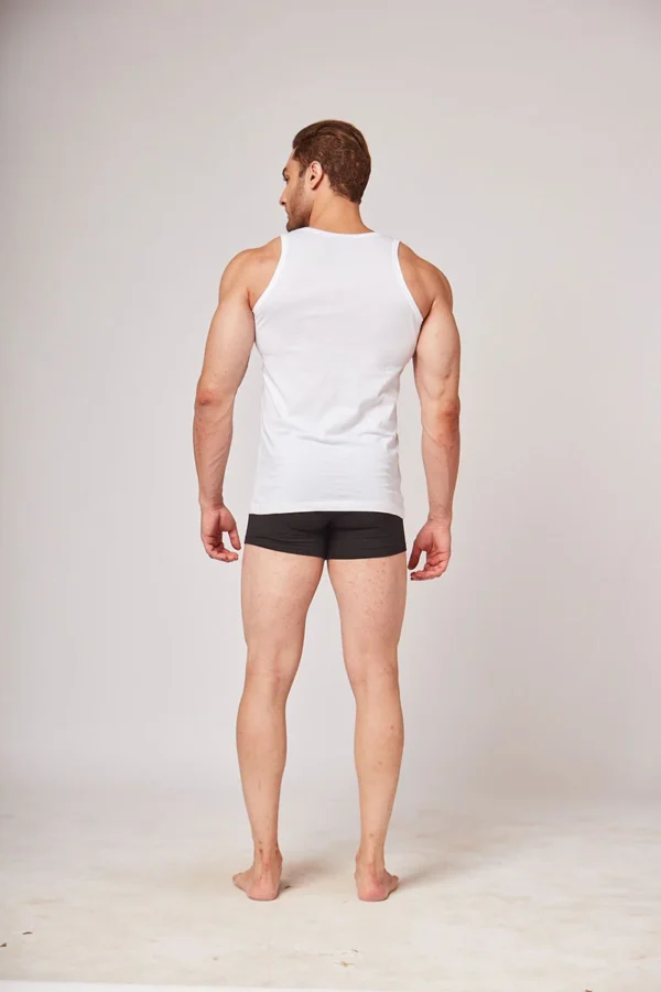 Men's Combed Cotton Regular Vest - Image 4