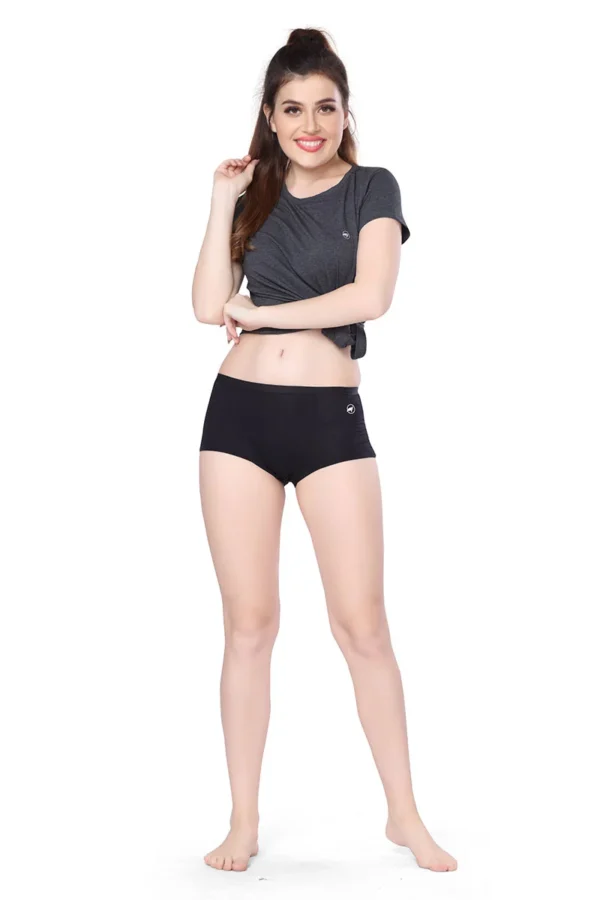 Women's Modal Outer Elastic Boyleg Panty - Image 2