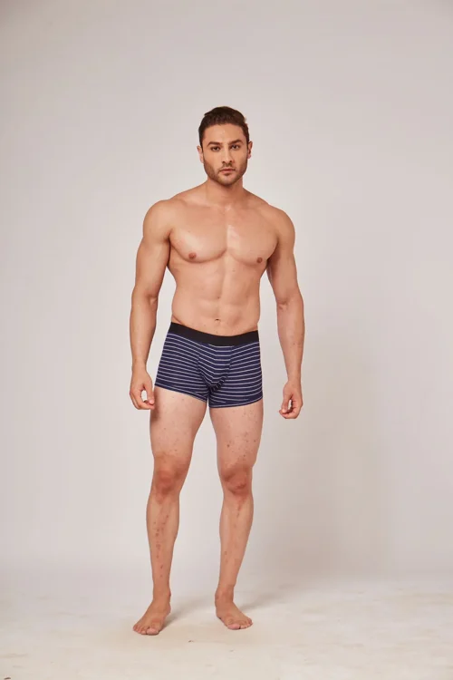 Men’s Cotton Lycra Yarn Dyed Trunk