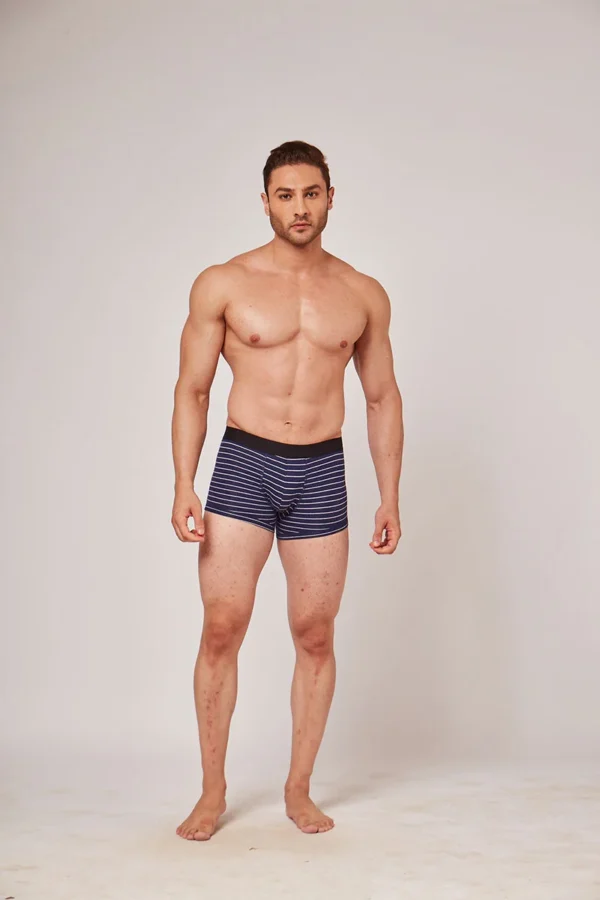 Men's Cotton Lycra Yarn Dyed Trunk