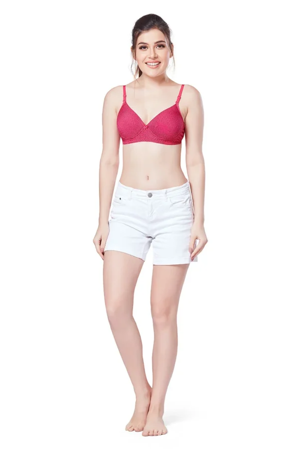 Women's Nylon Padded T-Shirt Bra - Image 5