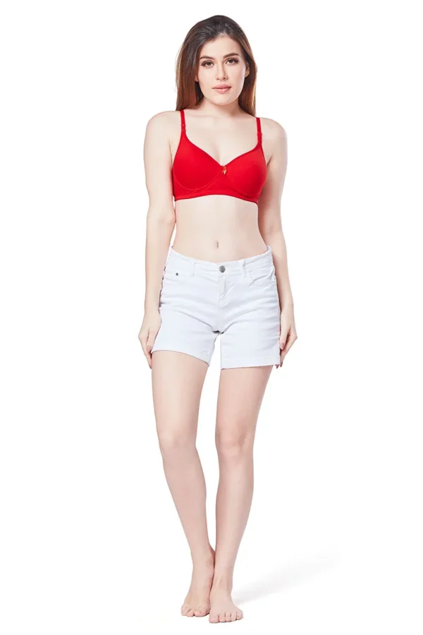 Women's Cotton Lycra Padded T-Shirt Bra - Image 2