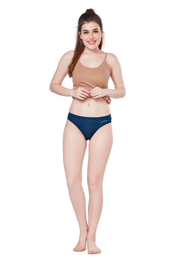 Women's Cotton Lycra Modal Inner Elastic Bikini Panty (Pack of 2) - Image 4